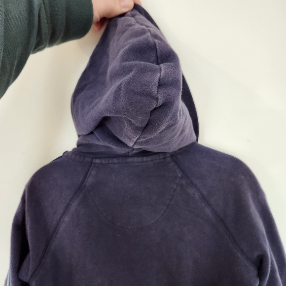 Primary navy zip sweatshirt with rainbow trim sz 2-3Y - Picture 4 of 7